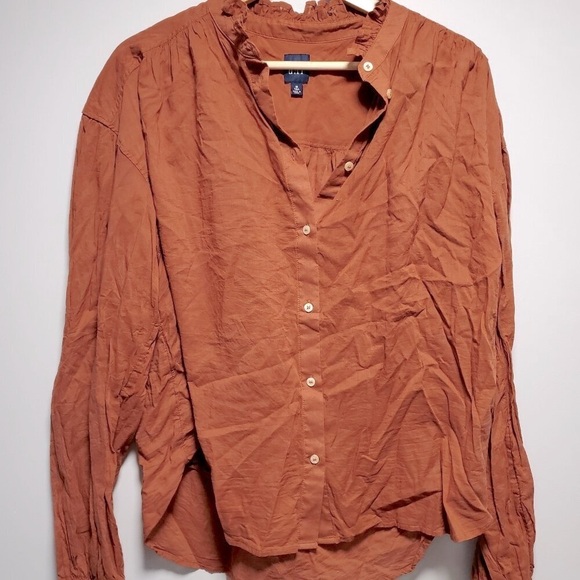 Gap Copper Medium Tall Button Up 100% cotton - Picture 1 of 4